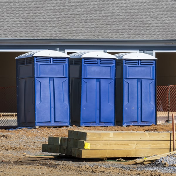 how can i report damages or issues with the porta potties during my rental period in Island Heights